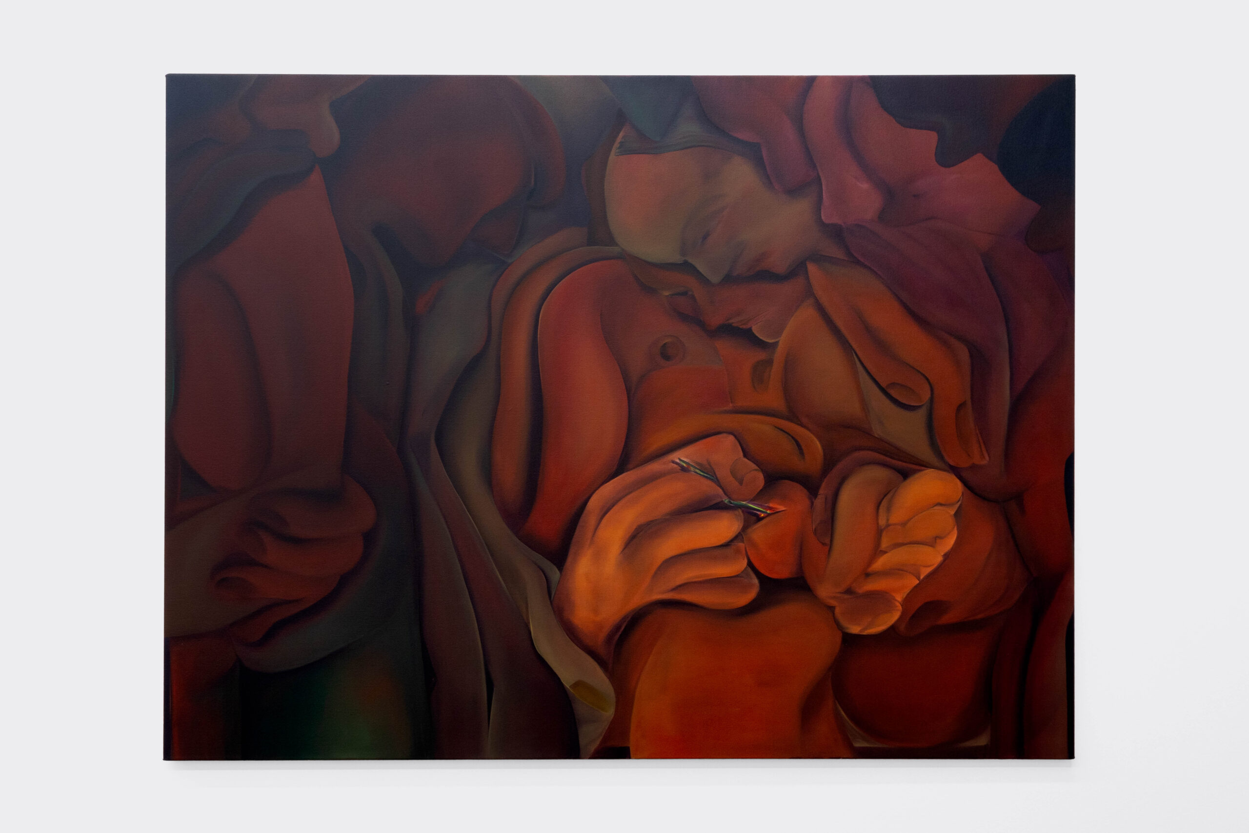 Julia Trybala Thorn Puller, 2022 oil on canvas 137.0 x 183.0 cm