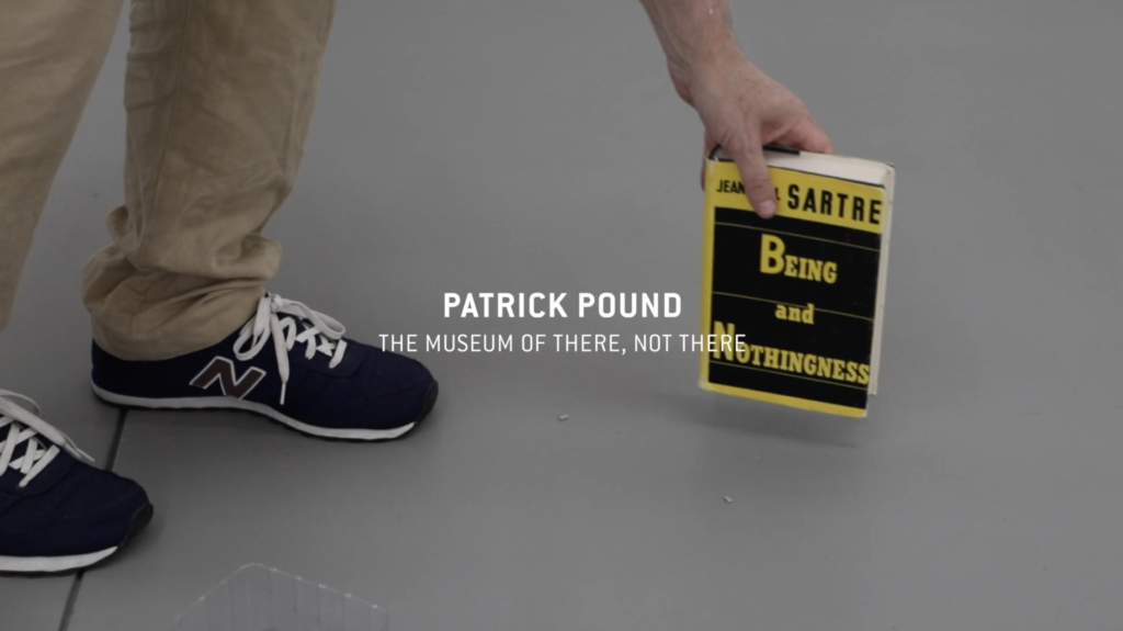 The museum of there, not there, Patrick Pound – video still 2020